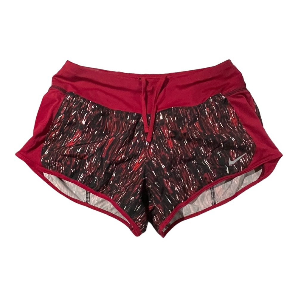Nike Dri-Fit Ladies Running Shorts w/ internal liner maroon, black, white small